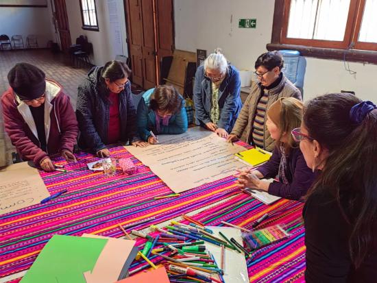 Taller Arte y Integral de Artes y Territorio Precordillera Marka