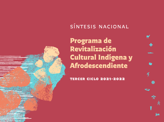 Portada Síntesis Nacional Programa de Revitalización Cultural Indígena y Afrodescendiente - Tercer ciclo 2021-2022